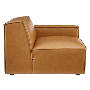 ModwayModway Restore 5-Piece Vegan Leather Sectional Sofa EEI-4711 EEI-4711-TAN- BetterPatio.com