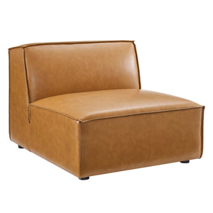 ModwayModway Restore 5-Piece Vegan Leather Sectional Sofa EEI-4711 EEI-4711-TAN- BetterPatio.com