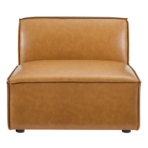 ModwayModway Restore 5-Piece Vegan Leather Sectional Sofa EEI-4711 EEI-4711-TAN- BetterPatio.com