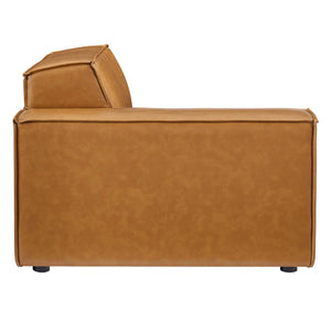 ModwayModway Restore 5-Piece Vegan Leather Sectional Sofa EEI-4711 EEI-4711-TAN- BetterPatio.com