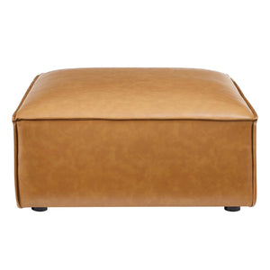 ModwayModway Restore 5-Piece Vegan Leather Sectional Sofa EEI-4711 EEI-4711-TAN- BetterPatio.com