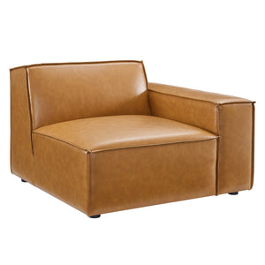 ModwayModway Restore 5-Piece Vegan Leather Sectional Sofa EEI-4712 EEI-4712-TAN- BetterPatio.com