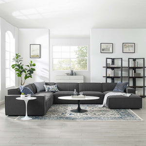 ModwayModway Restore 7-Piece Sectional Sofa EEI-4120 EEI-4120-CHA- BetterPatio.com