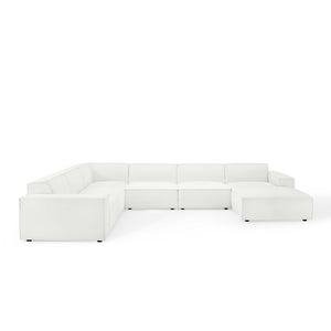 ModwayModway Restore 7-Piece Sectional Sofa EEI-4120 EEI-4120-WHI- BetterPatio.com