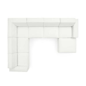 ModwayModway Restore 7-Piece Sectional Sofa EEI-4120 EEI-4120-WHI- BetterPatio.com