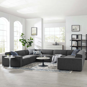 ModwayModway Restore 8-Piece Sectional Sofa EEI-4121 EEI-4121-CHA- BetterPatio.com