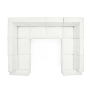 ModwayModway Restore 8-Piece Sectional Sofa EEI-4121 EEI-4121-WHI- BetterPatio.com