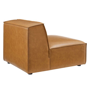 ModwayModway Restore Vegan Leather 3-Piece Sofa EEI-4708 EEI-4708-TAN- BetterPatio.com