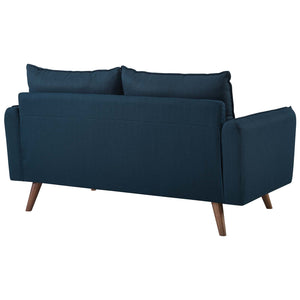 ModwayModway Revive Upholstered Fabric Sofa and Loveseat Set EEI-4047 EEI-4047-AZU-SET- BetterPatio.com