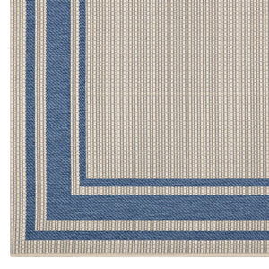 ModwayModway Rim Solid Border 5x8 Indoor and Outdoor Area Rug R-1140-58 R-1140C-58- BetterPatio.com