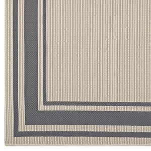 ModwayModway Rim Solid Border 5x8 Indoor and Outdoor Area Rug R-1140-58 R-1140D-58- BetterPatio.com