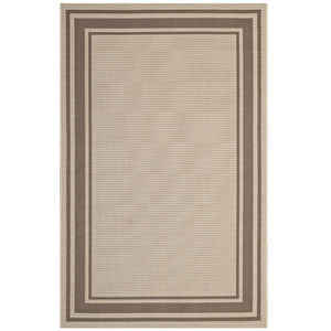 ModwayModway Rim Solid Border Borderline 5x8 Indoor and Outdoor Area Rug R-1140-58 R-1140A-58- BetterPatio.com