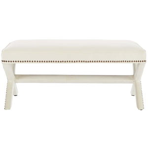 ModwayModway Rivet Performance Velvet Bench EEI-3067 EEI-3067-IVO- BetterPatio.com