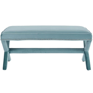 ModwayModway Rivet Performance Velvet Bench EEI-3067 EEI-3067-SEA- BetterPatio.com