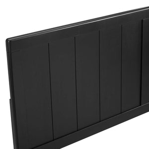 ModwayModway Robbie King Wood Headboard MOD-6219 MOD-6219-BLK- BetterPatio.com