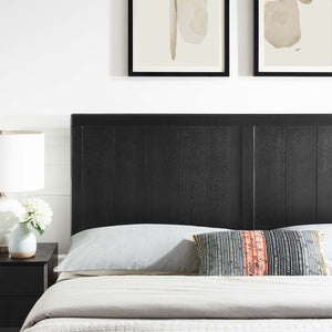 ModwayModway Robbie King Wood Headboard MOD-6219 MOD-6219-BLK- BetterPatio.com