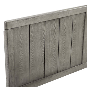 ModwayModway Robbie King Wood Headboard MOD-6219 MOD-6219-GRY- BetterPatio.com