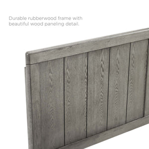 ModwayModway Robbie King Wood Headboard MOD-6219 MOD-6219-GRY- BetterPatio.com