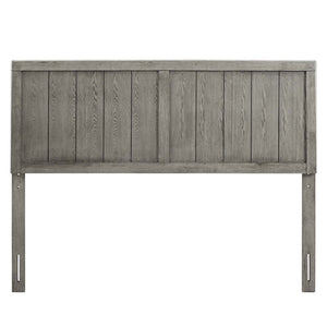 ModwayModway Robbie King Wood Headboard MOD-6219 MOD-6219-GRY- BetterPatio.com