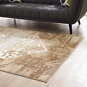 ModwayModway Rosina Distressed Persian Medallion 5x8 Area Rug R-1094-58 R-1094A-58- BetterPatio.com