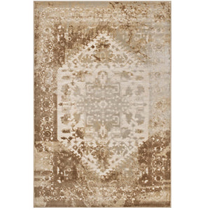 ModwayModway Rosina Distressed Persian Medallion 5x8 Area Rug R-1094-58 R-1094A-58- BetterPatio.com