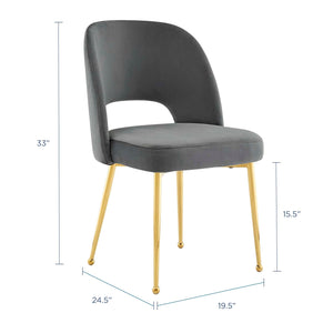 ModwayModway Rouse Dining Room Side Chair EEI-3836 EEI-3836-CHA- BetterPatio.com