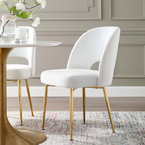 ModwayModway Rouse Dining Room Side Chair EEI-3836 EEI-3836-WHI- BetterPatio.com