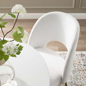 ModwayModway Rouse Dining Room Side Chair EEI-3836 EEI-3836-WHI- BetterPatio.com
