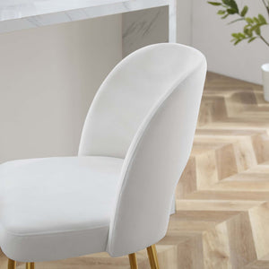 ModwayModway Rouse Performance Velvet Counter Stool EEI-4641 EEI-4641-WHI- BetterPatio.com