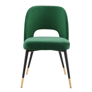 ModwayModway Rouse Performance Velvet Dining Side Chair EEI-4212 EEI-4212-EME- BetterPatio.com