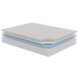 ModwayModway Sabrina 12" Queen Memory Foam Mattress MOD-5743 MOD-5743-WHI- BetterPatio.com