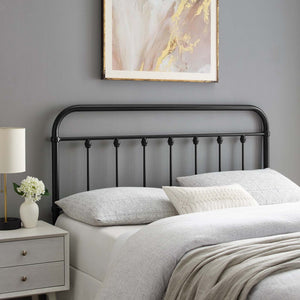 ModwayModway Sage King Metal Headboard MOD-6155 MOD-6155-BLK- BetterPatio.com