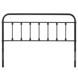 ModwayModway Sage King Metal Headboard MOD-6155 MOD-6155-BLK- BetterPatio.com