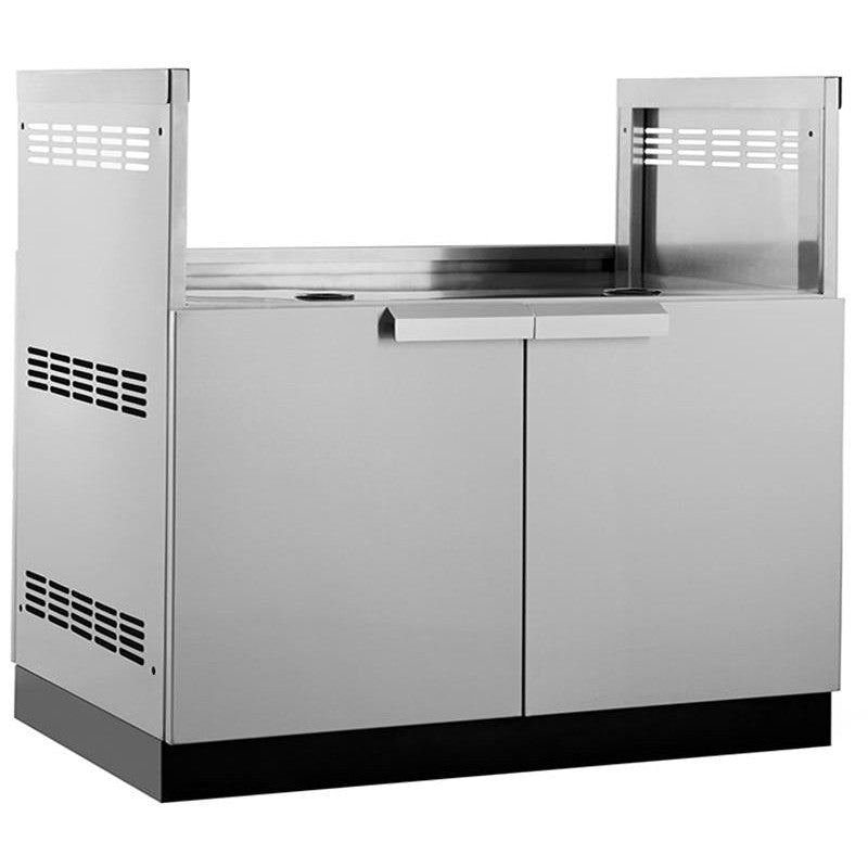 NewAge Outdoor Kitchen 40 in. Insert Grill Cabinet in Stainless Steel 65009 - BetterPatio.com