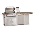 Bull Outdoor 8.5 Foot Octi Q BBQ Island with Octogon Seating