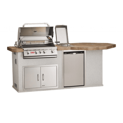 Bull Outdoor 8.5 Foot Octi Q BBQ Island with Octogon Seating