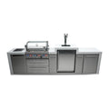 Mont Alpi 400 Deluxe Island with Kegerator