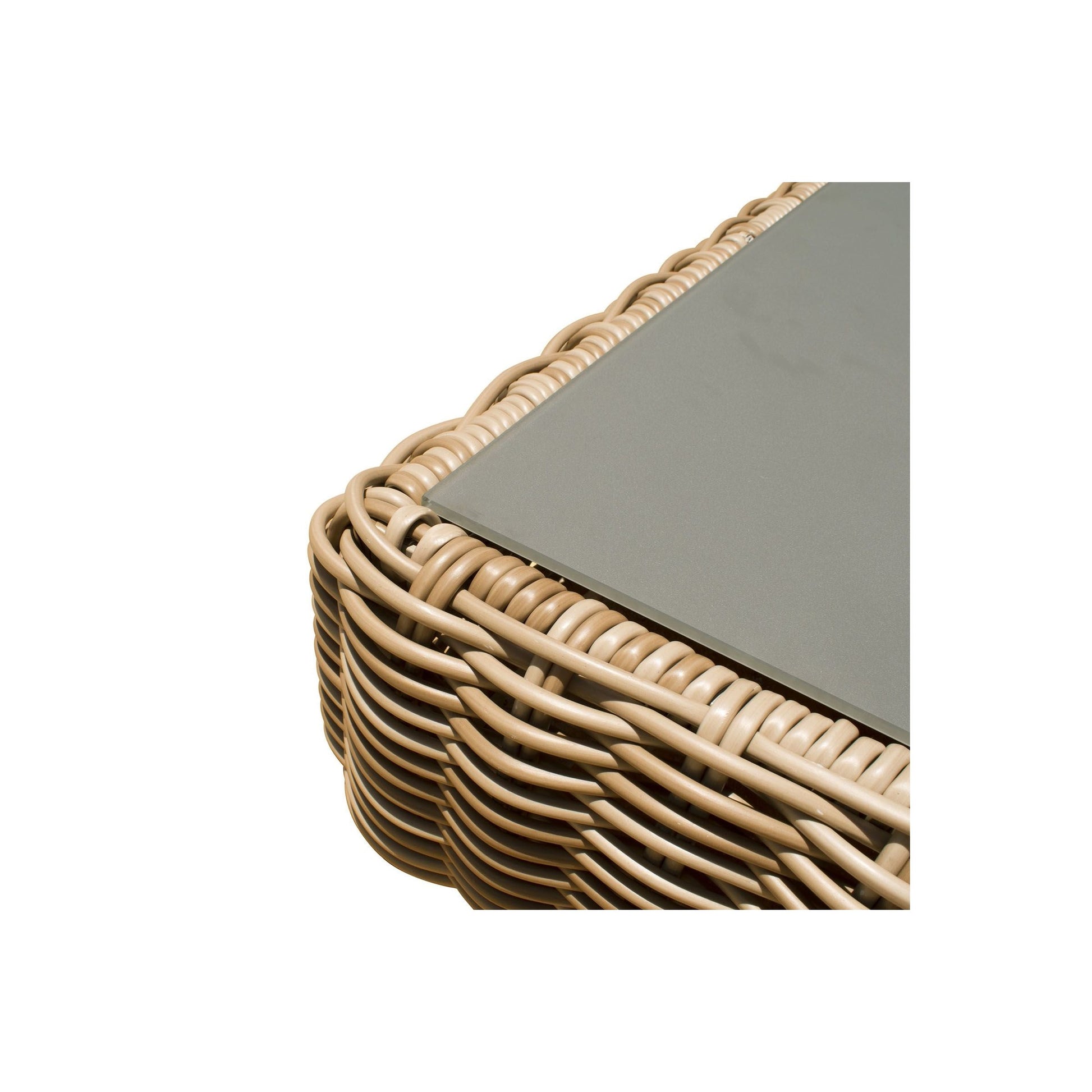 Panama Jack Cancun Coffee Table with Grey Tempered Glass PJO-2501-HON-CT - BetterPatio.com
