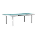 Panama Jack Mykonos Extendable Glass Rect Table PJO-2401-WHT-EXT