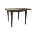 Panama Jack Oasis Square Table w/glass PJO-2201-JBP-40-GLASS