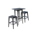 Panama Jack Onyx 3 PC Pub Set PJO-1901-BLK-3PP