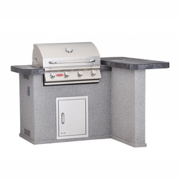 Bull Outdoor 5 Foot L-Shaped Patio Q BBQ Island