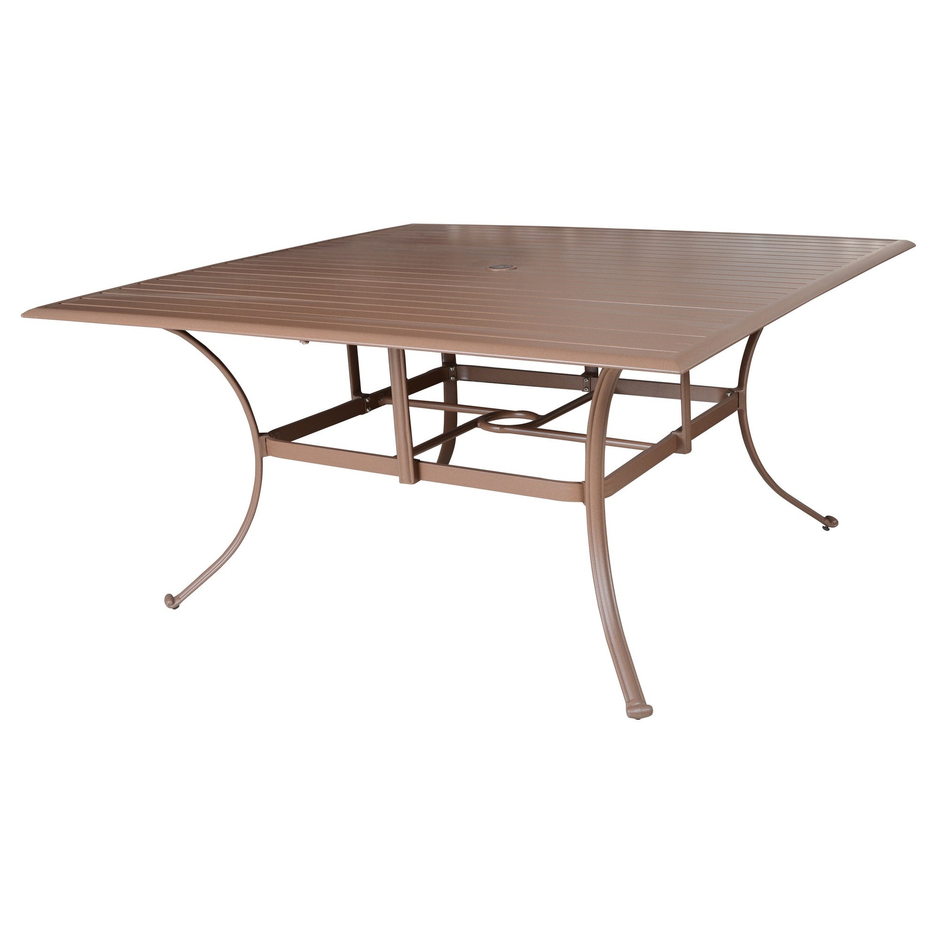Panama Jack Island Cove 9 Piece Slatted Dining Set, 60 Inch Table and 8 Woven Chairs PJO-8001-ESP-9PC - BetterPatio.com