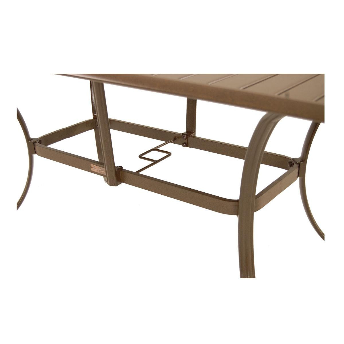 Panama Jack Island Breeze Aluminum Dining Table 60 inch x 36 inch PJO-1001-ESP-RT - BetterPatio.com