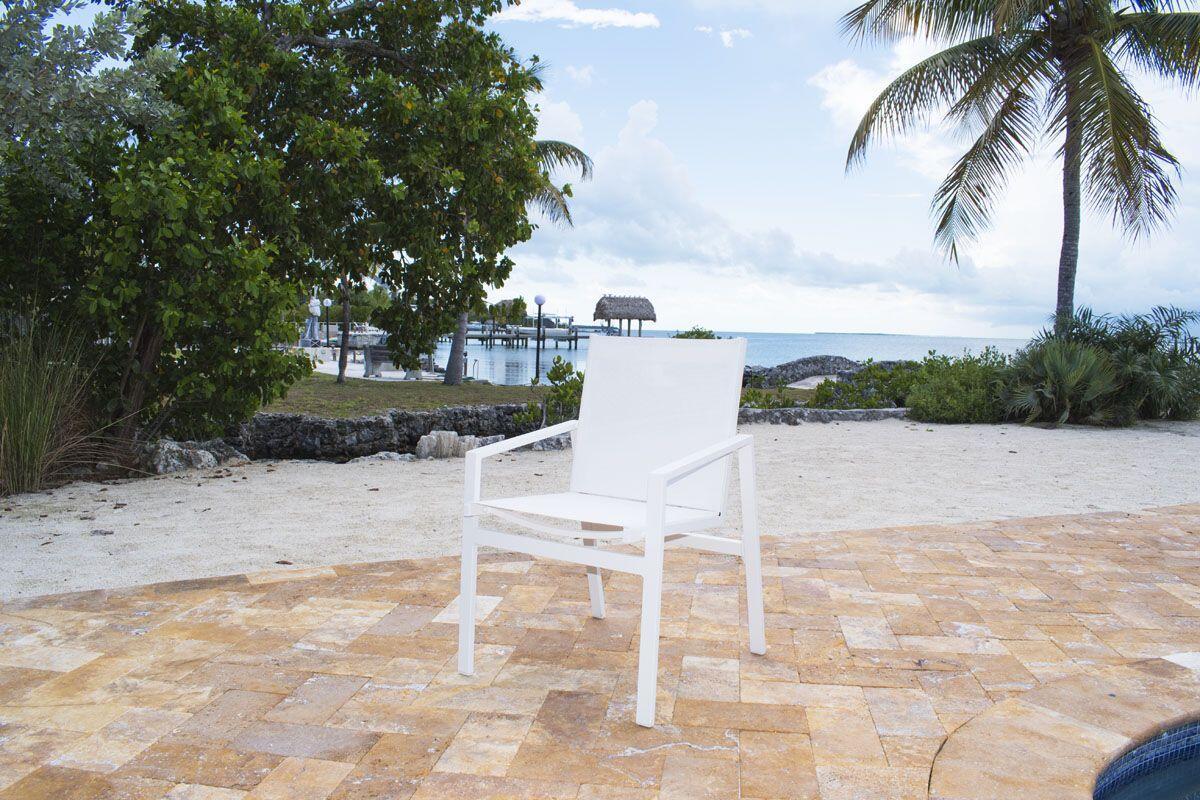Panama Jack Mykonos Stackable Armchair PJO-2401-WHT-AC - BetterPatio.com