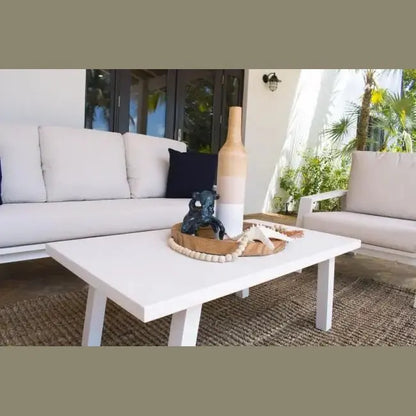 Panama Jack Mykonos Coffee Table PJO-2401-WHT-CT - BetterPatio.com