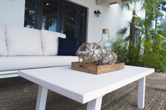 Panama Jack Mykonos Coffee Table PJO-2401-WHT-CT - BetterPatio.com