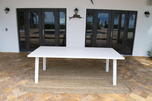 Panama Jack Mykonos Rectangular Table PJO-2401-WHT-RT - BetterPatio.com