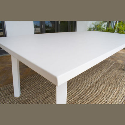 Panama Jack Mykonos Rectangular Table PJO-2401-WHT-RT - BetterPatio.com