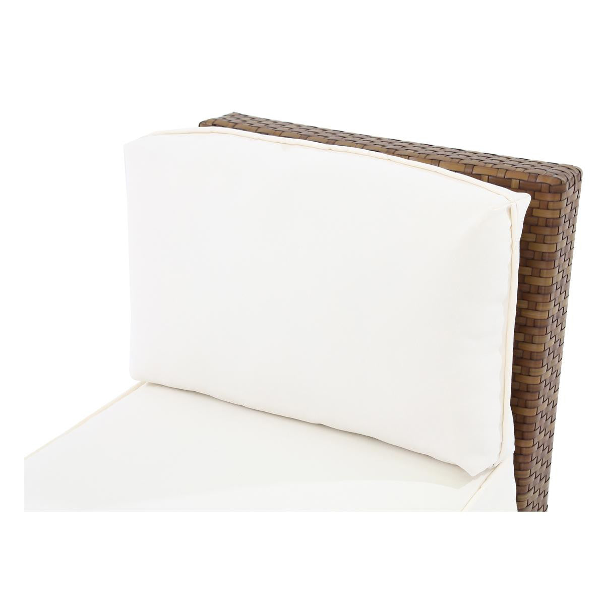 Panama Jack St Barths Wicker Armless Chair PJO-3001-BRN-A - BetterPatio.com